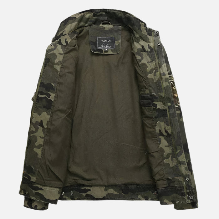 Jaqueta Masculina Camuflada Ferrutini FRT141