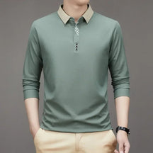Camisa Polo  Comprida Gola Sofisticada