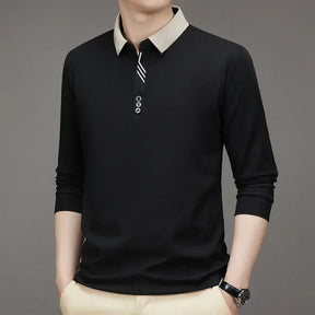 Camisa Polo  Comprida Gola Sofisticada