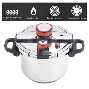 (compre 1 leve 2) Panela De Pressão Aço Inoxidável - À Prova De Explosão (OFERTA LIMITADA)