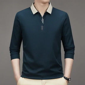 Camisa Polo  Comprida Gola Sofisticada