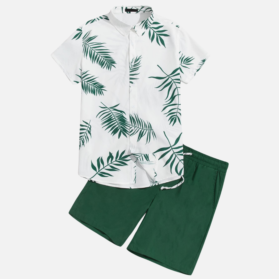 Conjunto Camisa e Short Masculino Ferrutini FRT37