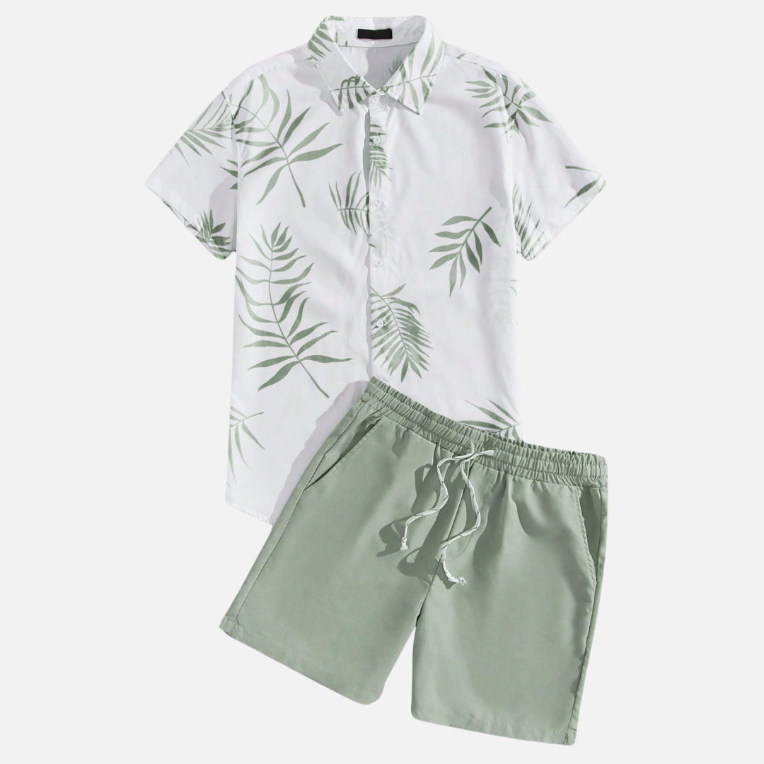 Conjunto Camisa e Short Masculino Ferrutini FRT37