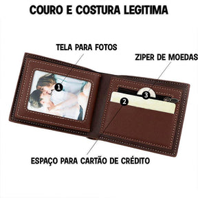 Carteira Masculina em Couro Genuino - MenBense
