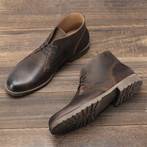 Bota Masculina em Couro Genuino - Jeff Jed