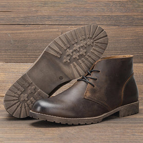 Bota Masculina em Couro Genuino - Jeff Jed
