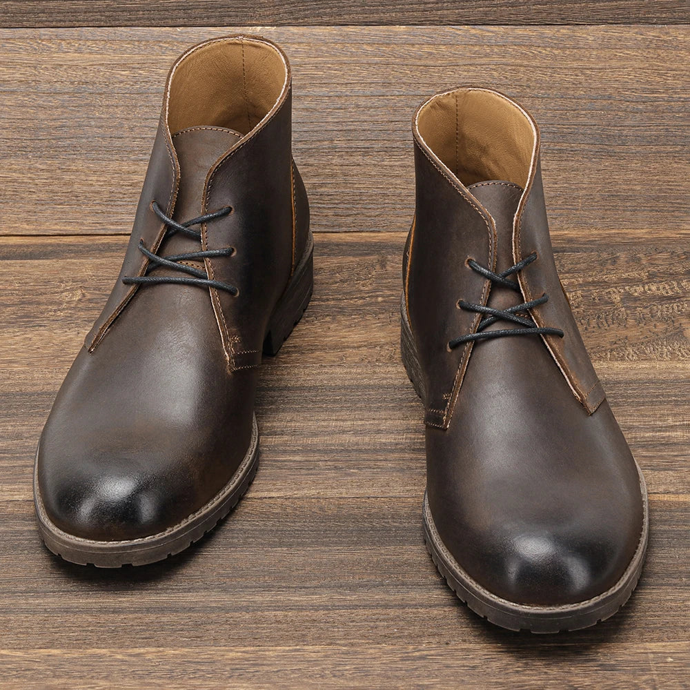 Bota Masculina em Couro Genuino - Jeff Jed
