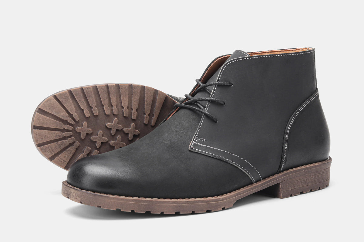 Bota Masculina em Couro Genuino - Jeff Jed