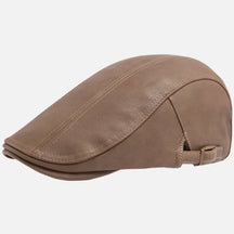 Boina Masculina Inglesa de Couro Ferrutini FRT279