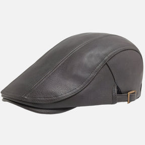 Boina Masculina Inglesa de Couro Ferrutini FRT279