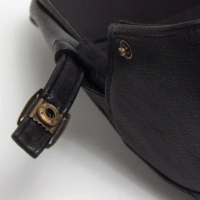 Boina Masculina Inglesa de Couro Ferrutini FRT279