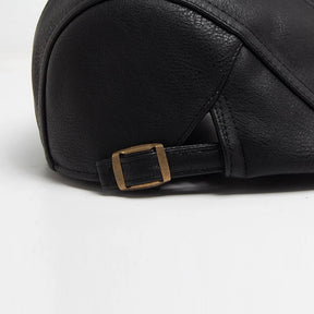 Boina Masculina Inglesa de Couro Ferrutini FRT279