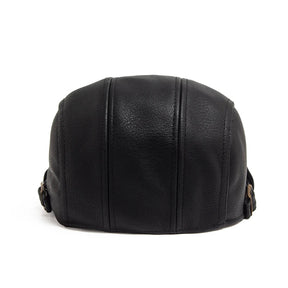 Boina Masculina Inglesa de Couro Ferrutini FRT279