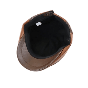 Boina Masculina Italiana de Couro Ferrutini FRT277