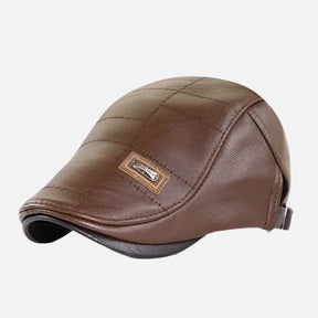 Boina Masculina Italiana de Couro Ferrutini FRT278