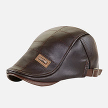 Boina Masculina Italiana de Couro Ferrutini FRT278