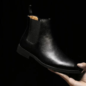 Bota Chelsea em Couro Masculina Ferrutini FRT249