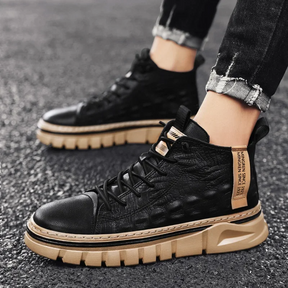 Bota Masculina em Couro Genuino - Tratora Premium
