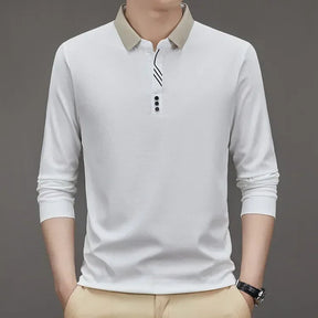 Camisa Polo  Comprida Gola Sofisticada