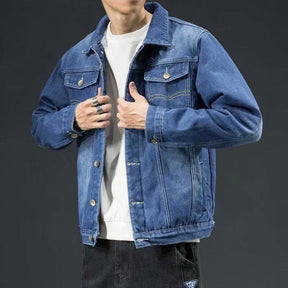 Jaqueta Masculina Jeans Acolchoado Ferrutini FRT186
