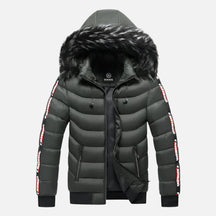 Jaqueta Puffer Masculina Capuz Forrado Ferrutini FRT206