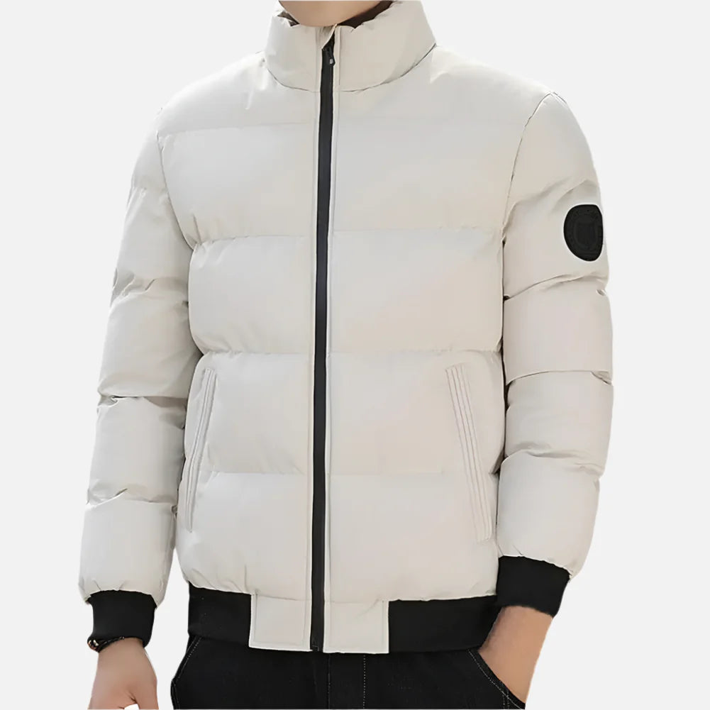 Jaqueta Puffer Masculina com Design Acolchoado Ferrutini FRT173