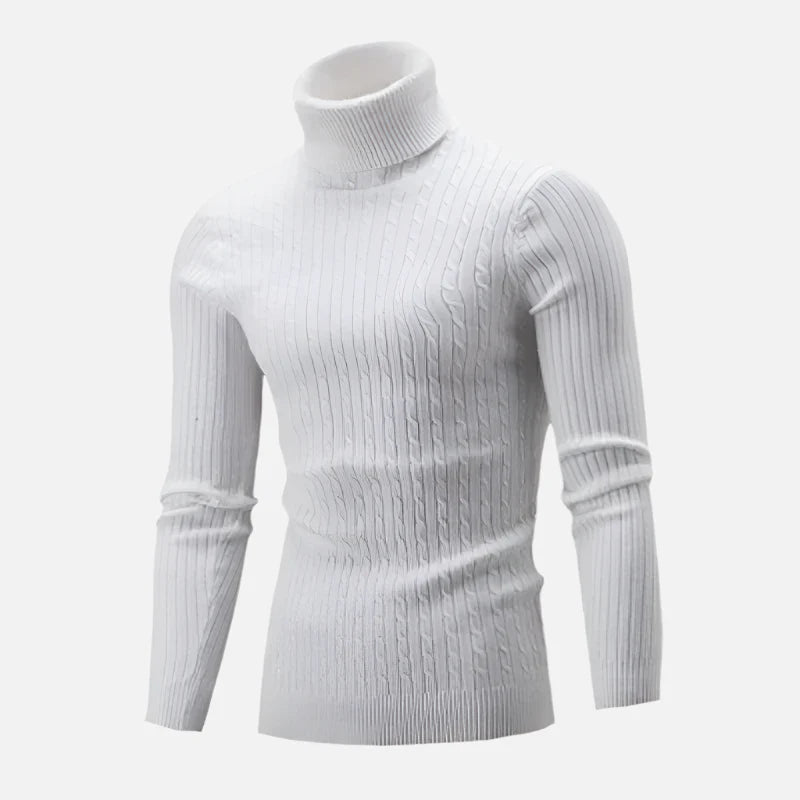 Suéter Masculino Pullover de Gola Alta Ferrutini FRT231